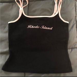 T-Strap Tank….RHODE ISLAND logo